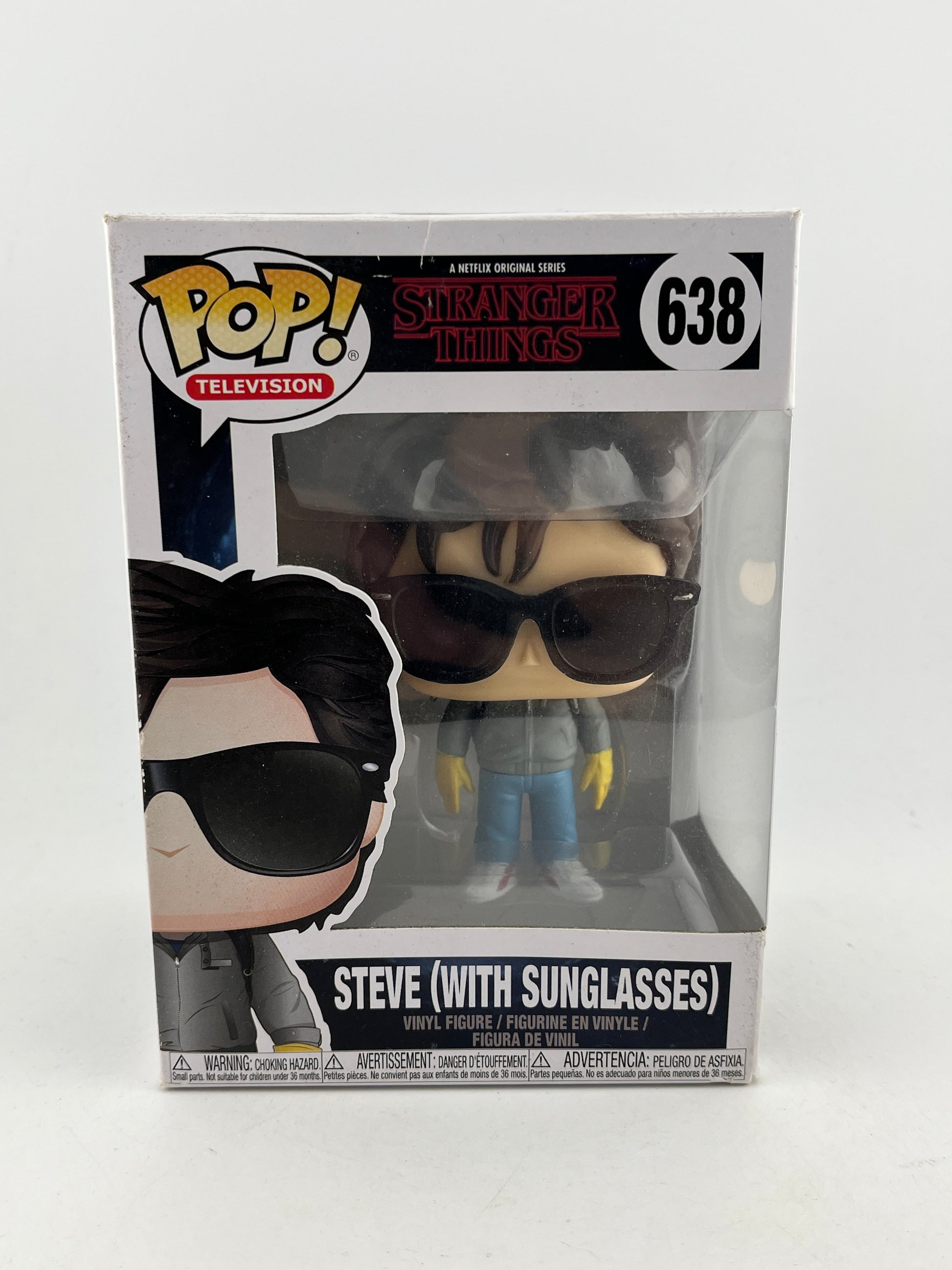 Funko POP! Television Stranger Things - Steve (With Sunglasses) #638 - Vinyl Collectable FRENLY BRICKS - Open 7 Days