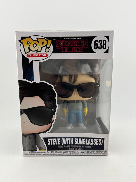 Funko POP! Television Stranger Things - Steve (With Sunglasses) #638 - Vinyl Collectable FRENLY BRICKS - Open 7 Days