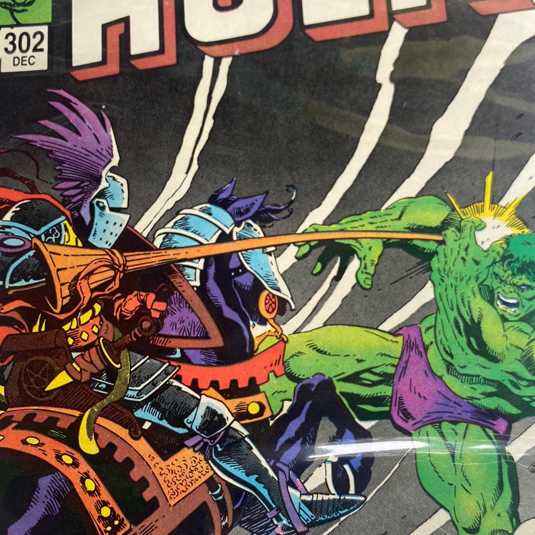 Marvel : The Incredible Hulk #302 FRENLY BRICKS - Open 7 Days