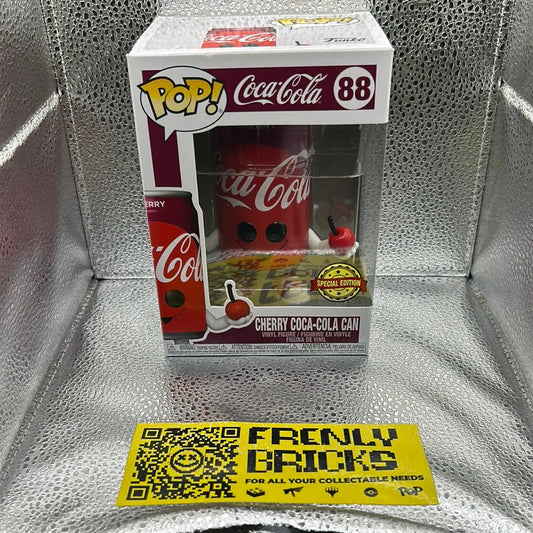 Pop Vinyl Coca Cola 88 Cherry Coca-Cola Can FRENLY BRICKS - Open 7 Days