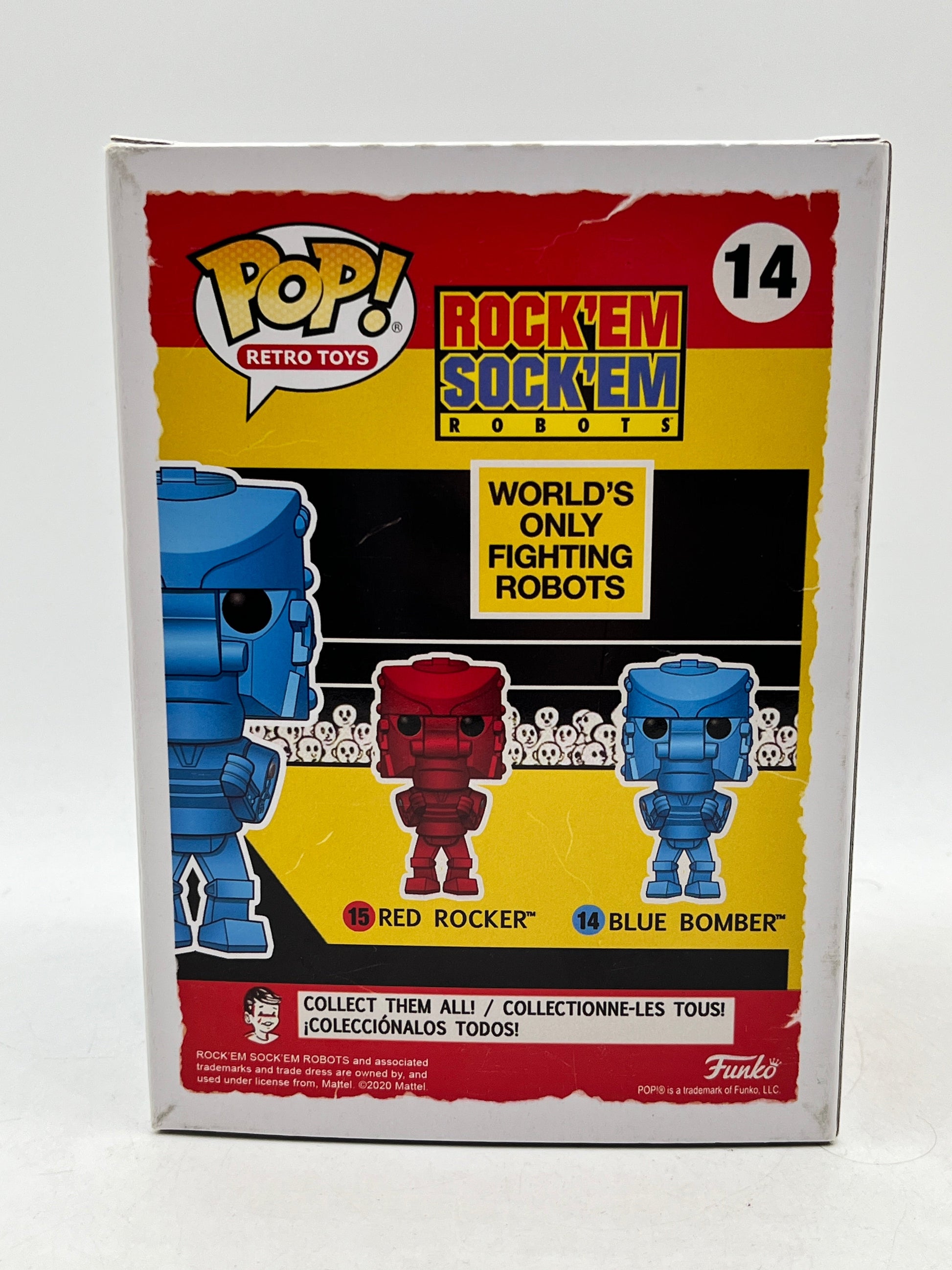 Funko POP! Retro Toys Rock’em Sock’em Robots - Blue Bomber #14 - Vinyl Collectable FRENLY BRICKS - Open 7 Days