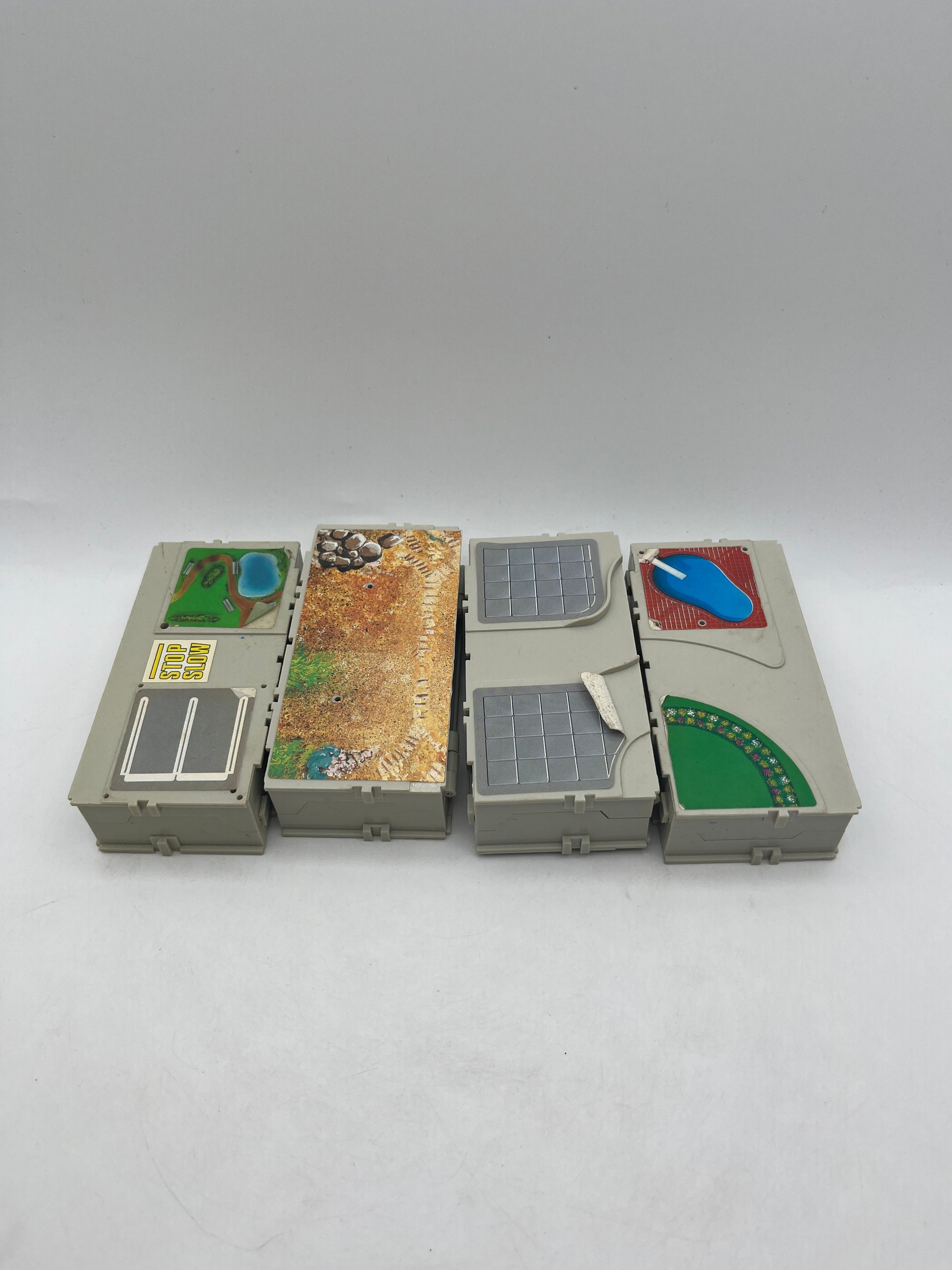 Micro Machines Battle City Battle Block Lot of 4 Case Only Offroad FRENLY BRICKS - Open 7 Days