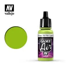 Vallejo Fantasy Colours Game Air 17ml - 72.733 Light Livery Green FRENLY BRICKS - Open 7 Days