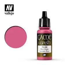 Vallejo Game Colour Wash 17ml - 73.206 Red Wash FRENLY BRICKS - Open 7 Days