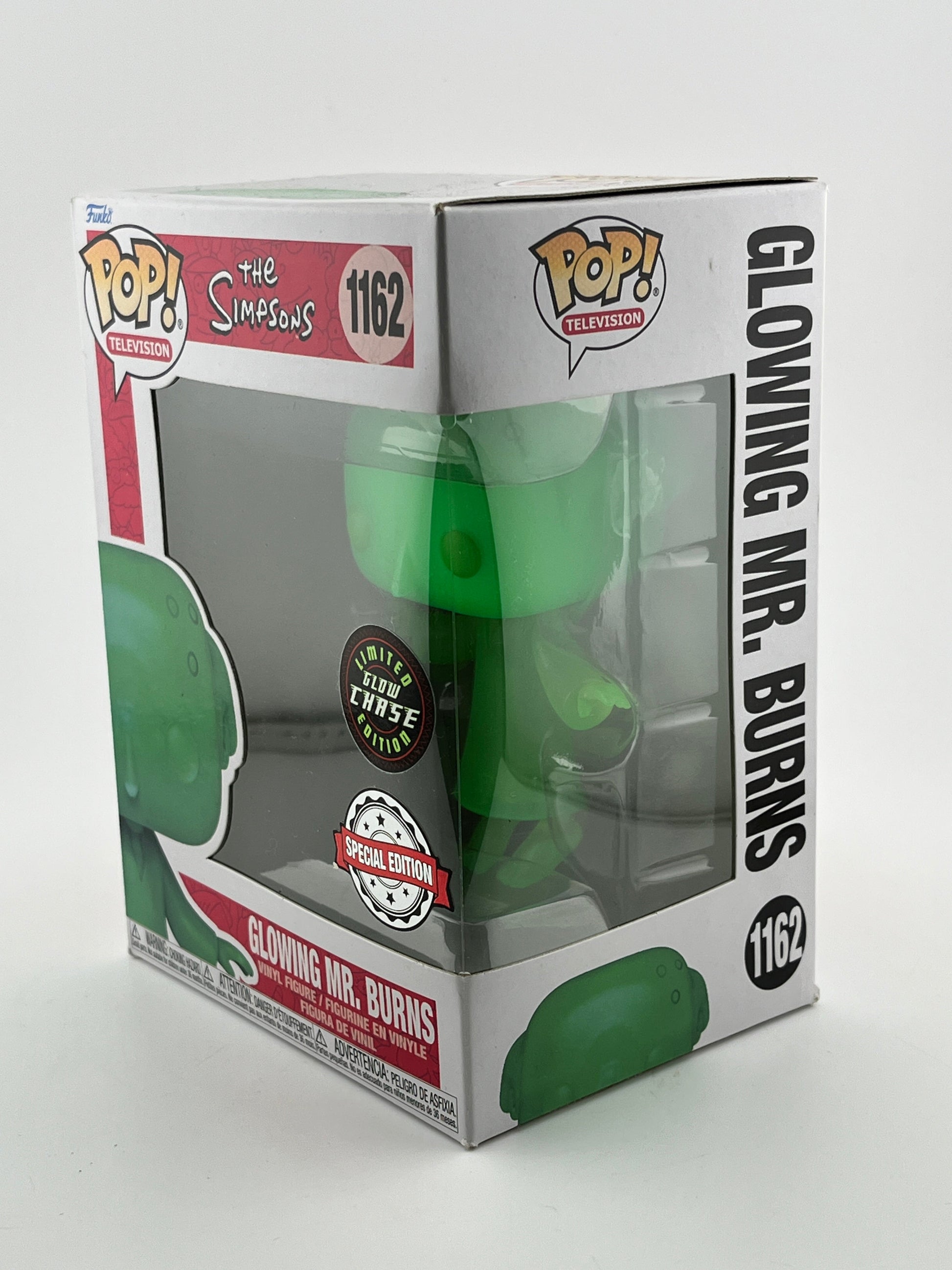 Funko POP! Television the Simpsons - Glowing Mr. Burns #1162 - Glow Chase Edition Special Edition FRENLY BRICKS - Open 7 Days
