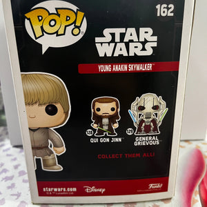 Funko Pop Vinyl Star Wars Young Anakin Skywalker #162 FRENLY BRICKS - Open 7 Days