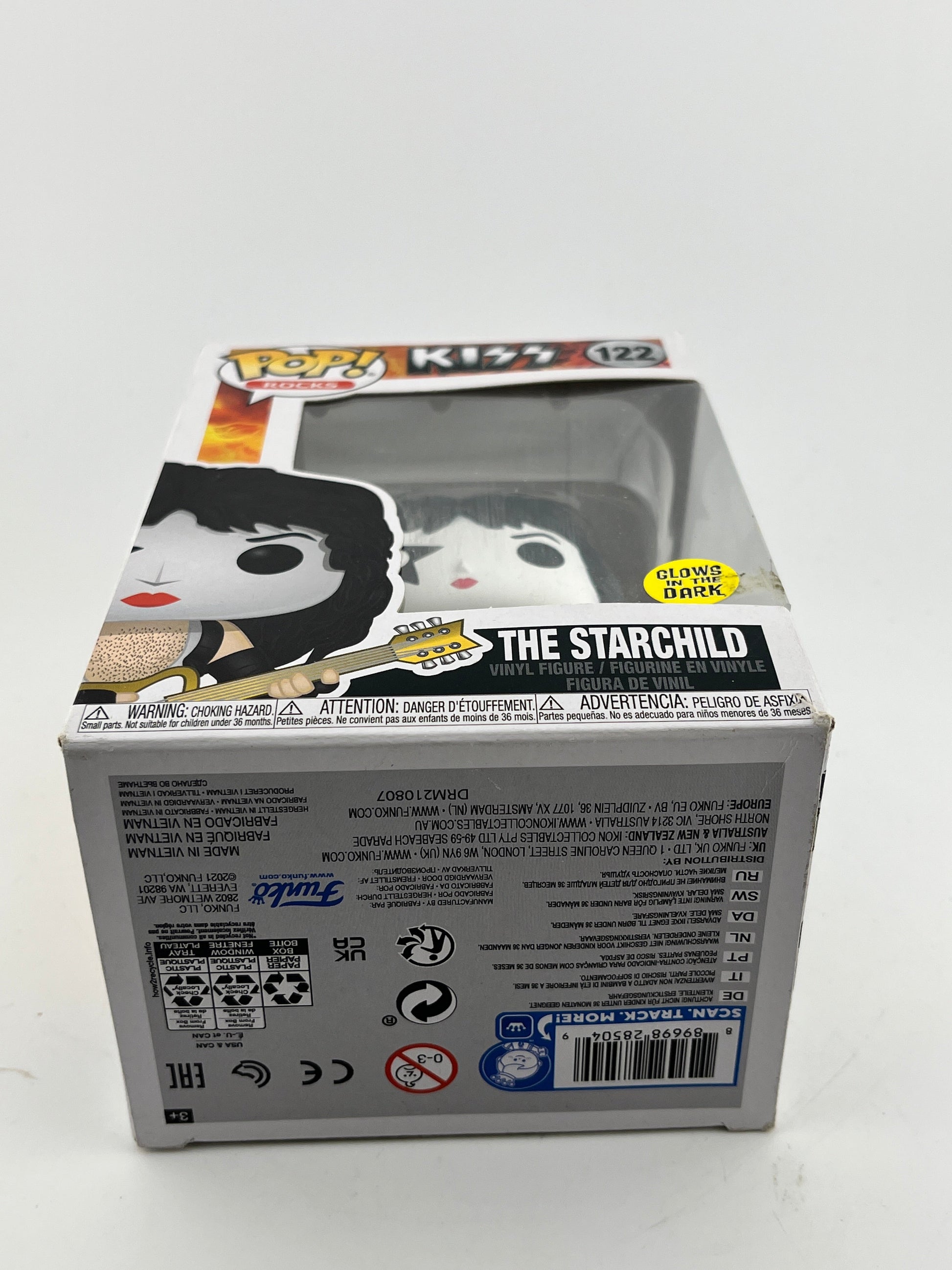 Funko POP! Rocks Kiss - The Starchild #122 - Glow In The Dark - Vinyl Collectable FRENLY BRICKS - Open 7 Days