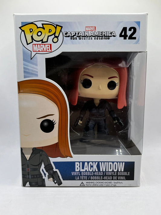 Funko POP! Marvel Captain America The Winter Solider - Black Widow #42 FRENLY BRICKS - Open 7 Days