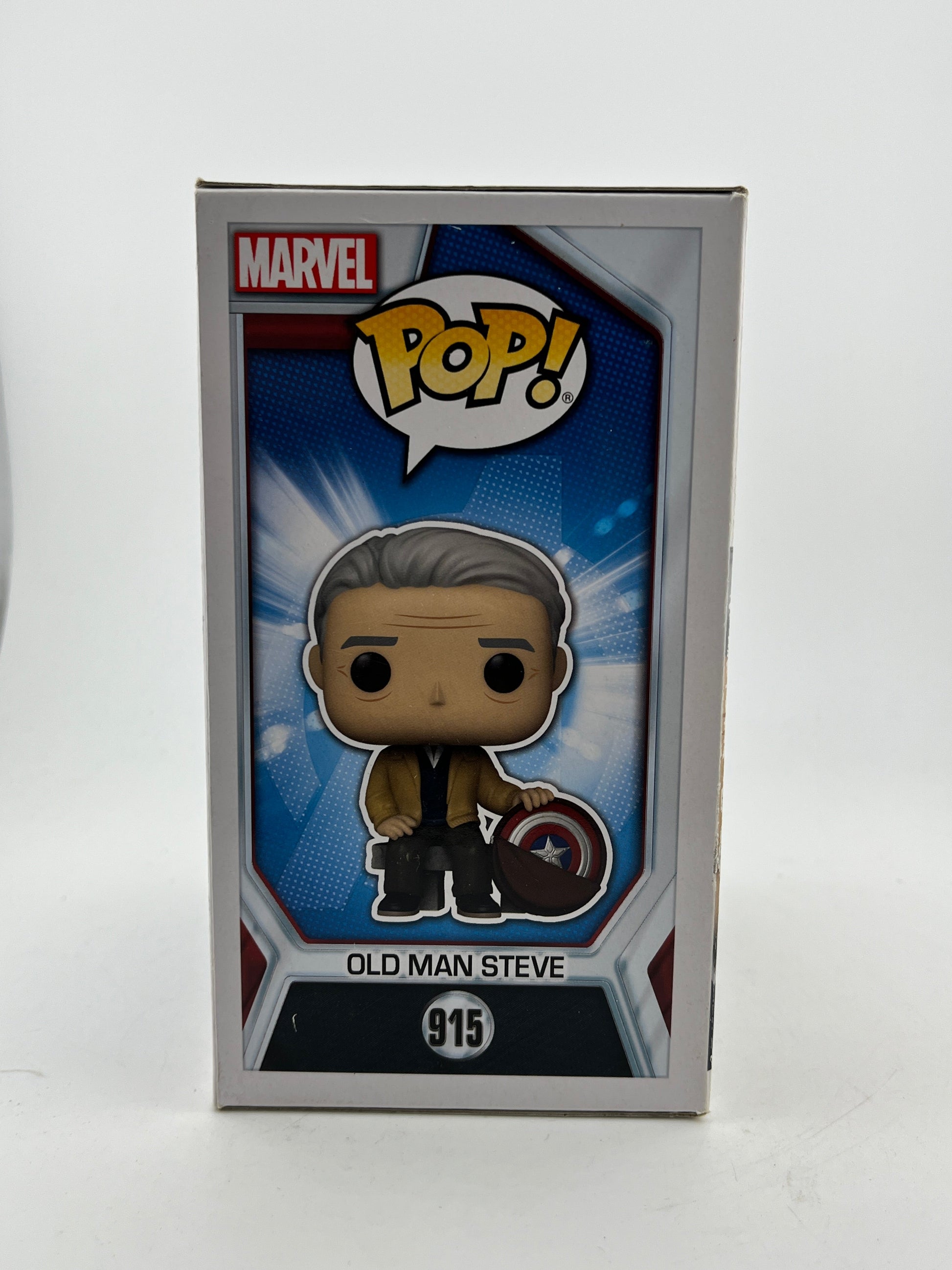 Funko POP! Marvel Avengers Endgame - Old Man Steve #915 - Special Edition FRENLY BRICKS - Open 7 Days