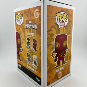 Funko POP! Marvel Spider-Man - Iron Spider #107 - Vinyl Collectable FRENLY BRICKS - Open 7 Days