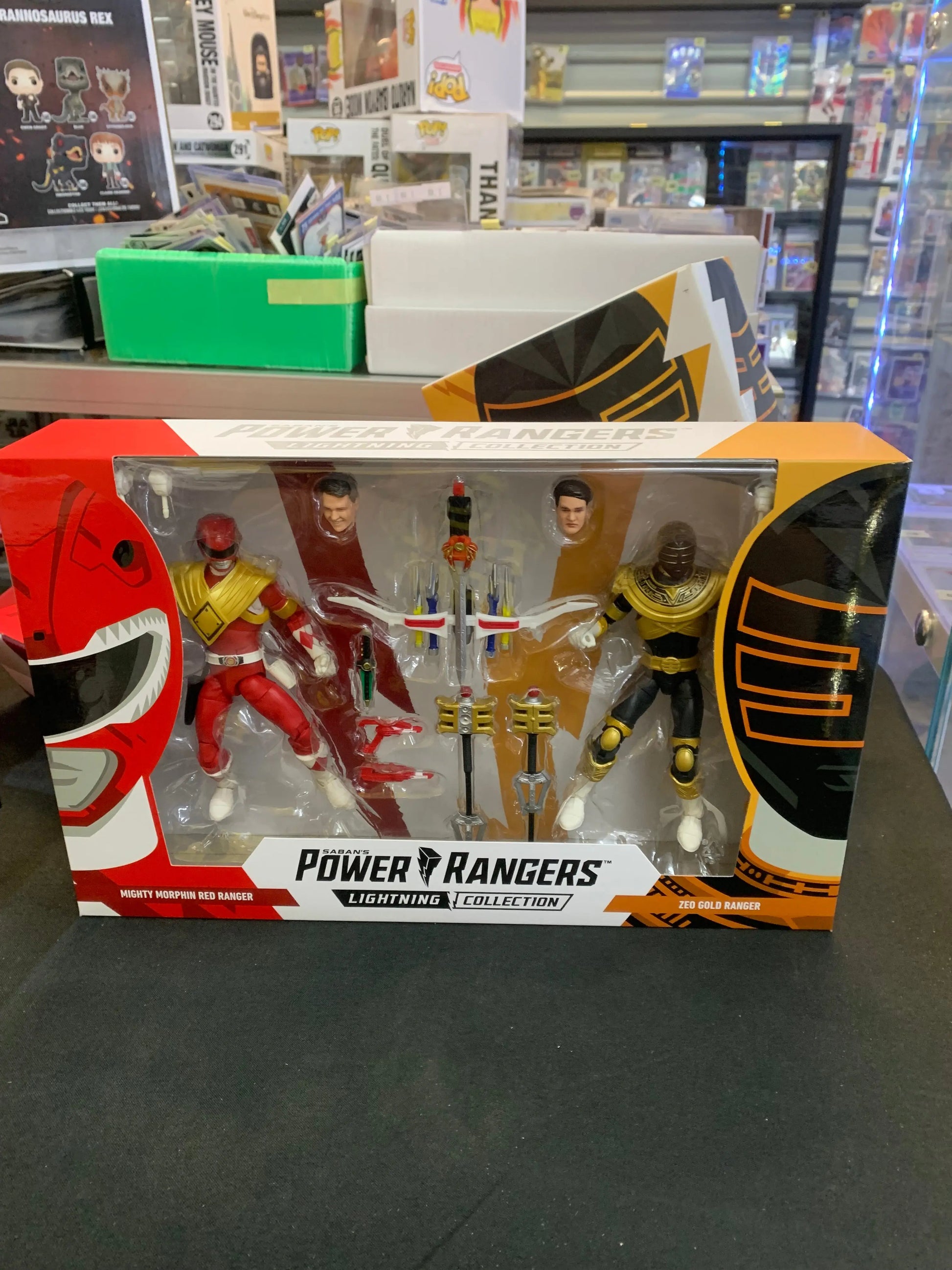 Power Rangers Lightning Collection Red and Zeo Gold SDCC Exclusive Hasbro FRENLY BRICKS - Open 7 Days