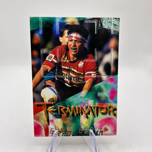 Errol Brain 1996 - Terminator - NZ Rugby Union - Carr Crazy Authentics FRENLY BRICKS - Open 7 Days