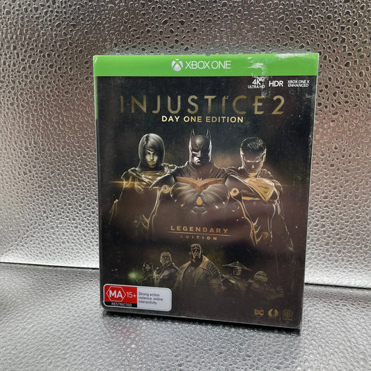 Injustice 2 Legendary Edition Steelbook Xbox One Game PAL Tested & Working Good Condition FRENLY BRICKS - Open 7 Days