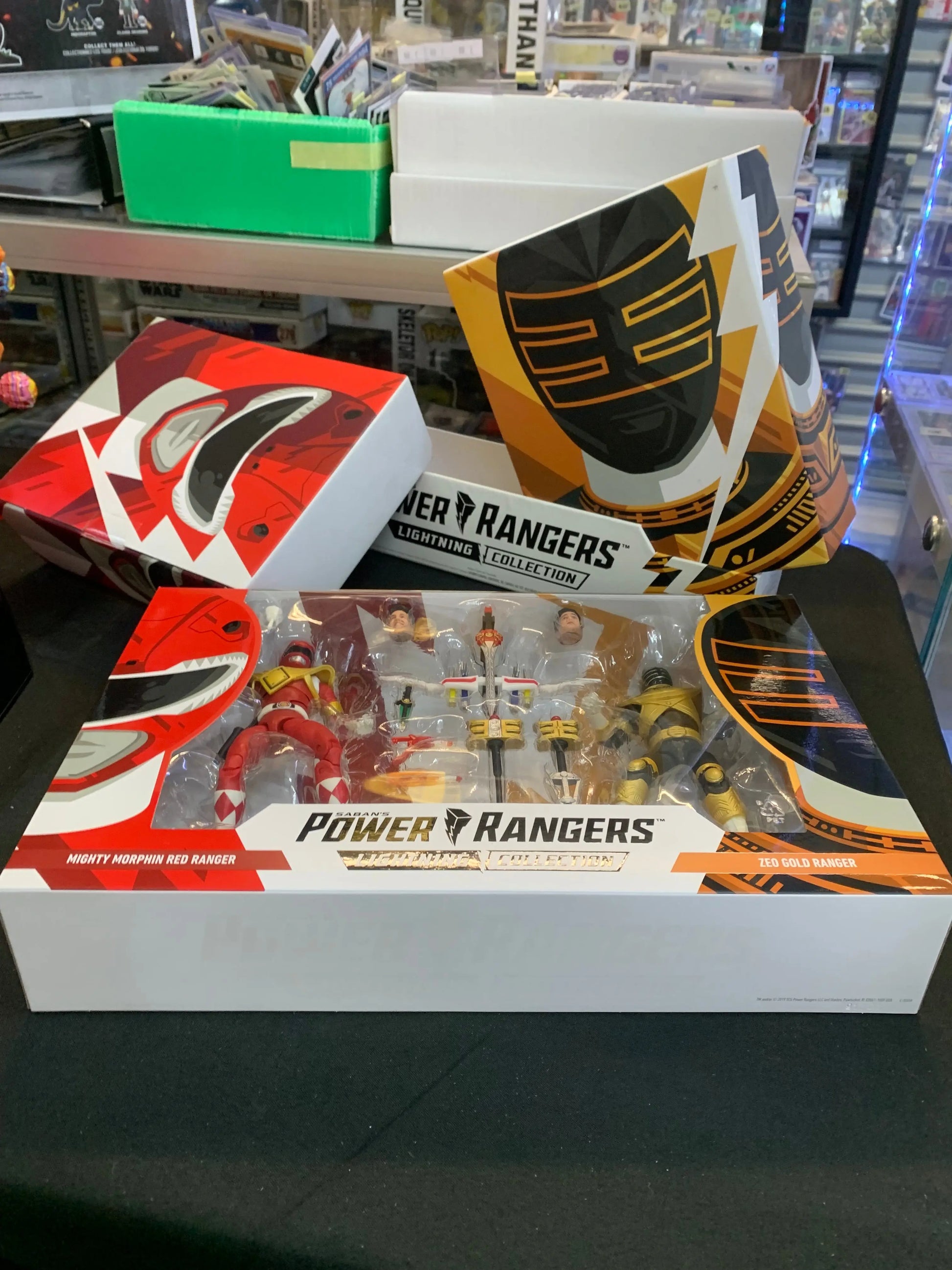 Power Rangers Lightning Collection Red and Zeo Gold SDCC Exclusive Hasbro FRENLY BRICKS - Open 7 Days