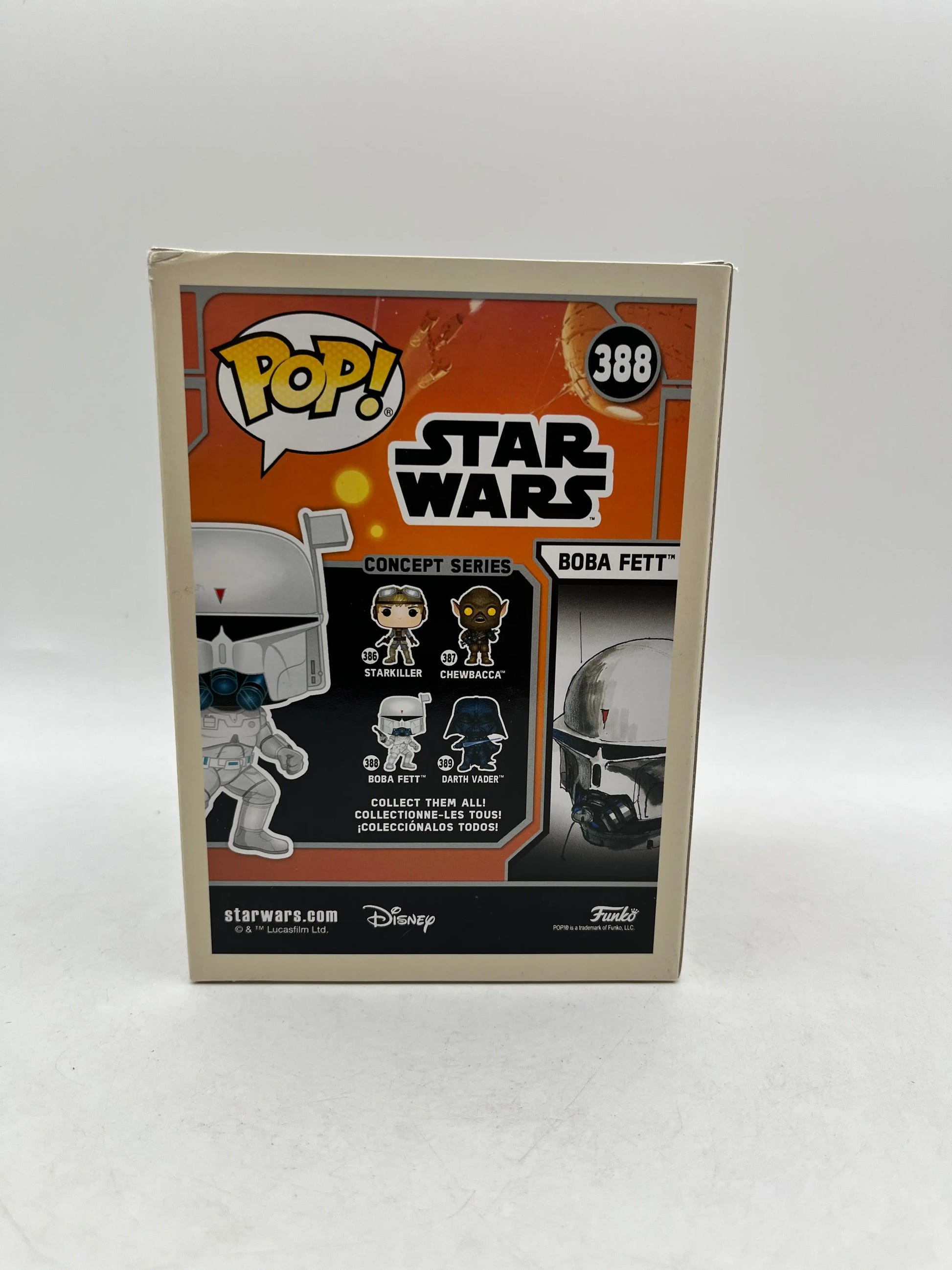 Funko POP! Star Wars - Concept Series Boba Fett #388 - 2020 Exclusive FRENLY BRICKS - Open 7 Days image 3