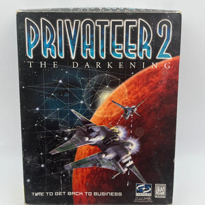 Privateer 2 The Darkening 1996 Origin Wing Commander Big Box PC CD-ROM Vintage FRENLY BRICKS - Open 7 Days