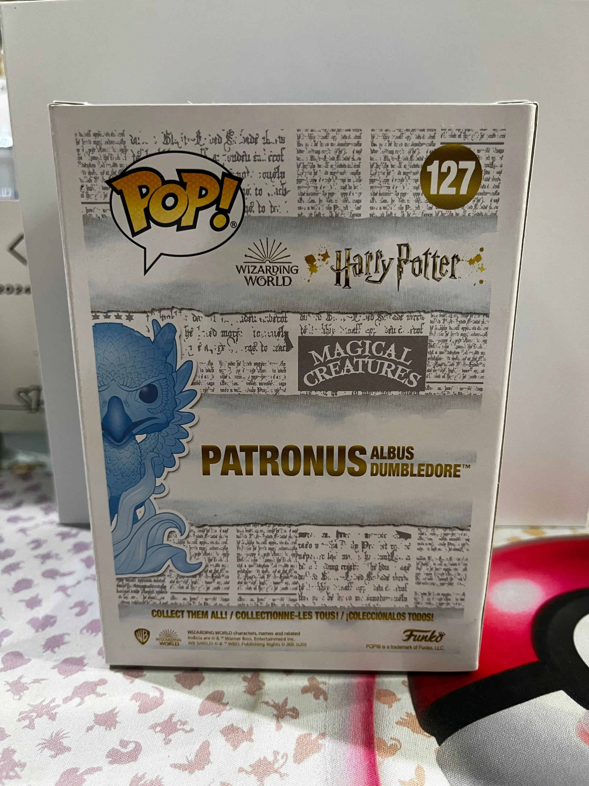 Funko Pop Vinyl Harry Potter Patronus Albus Dumbledore #127 FRENLY BRICKS - Open 7 Days