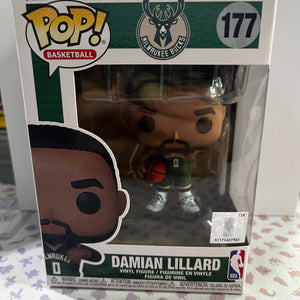 Funko Pop Vinyl Basketball Milwaukee Bucks Damian Lillard #177 FRENLY BRICKS - Open 7 Days