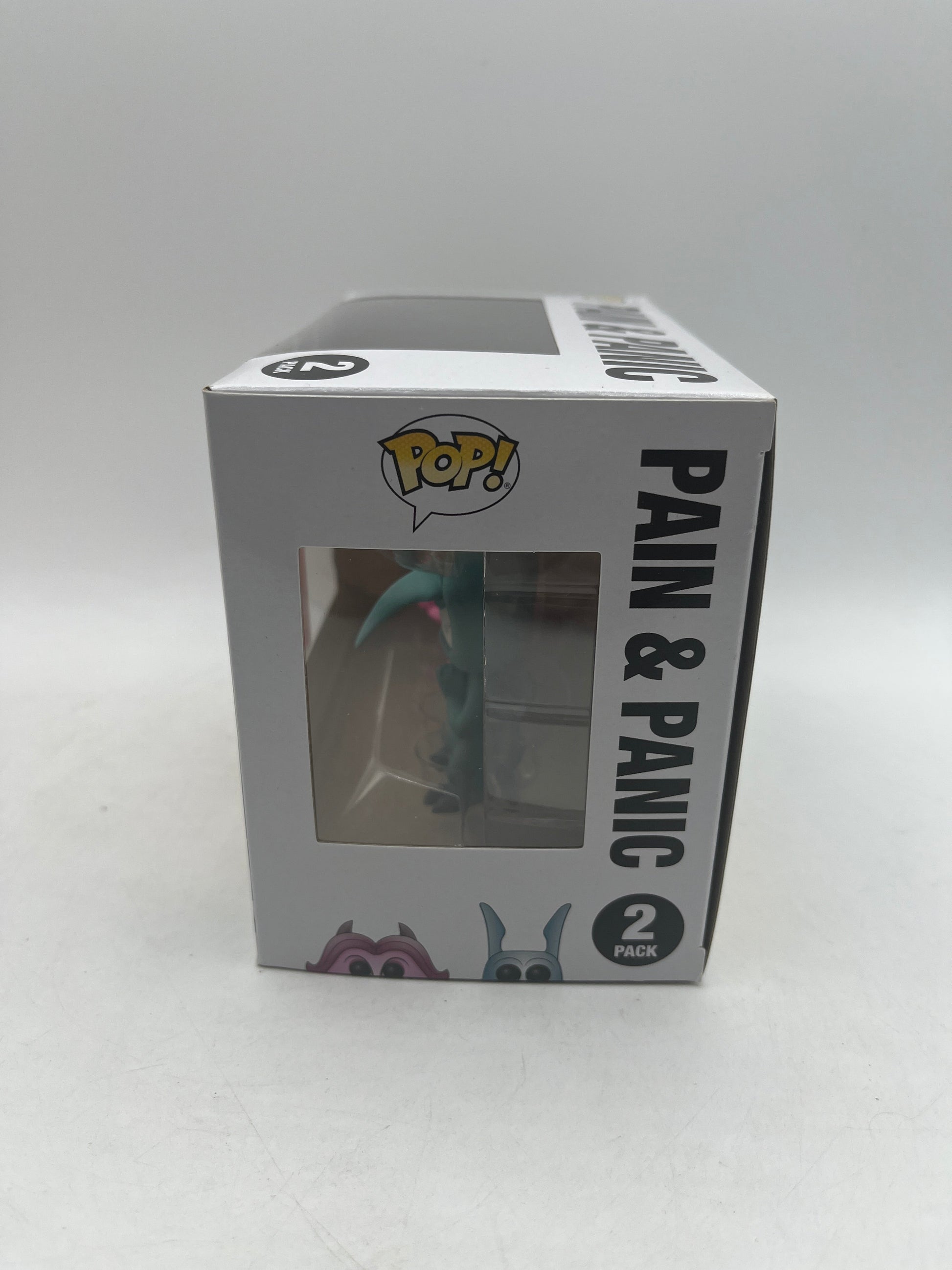 Funko Pop Pain Panic 2 Pack Summer Con Exclusive SDCC Disney 2018 Hercules FRENLY BRICKS - Open 7 Days