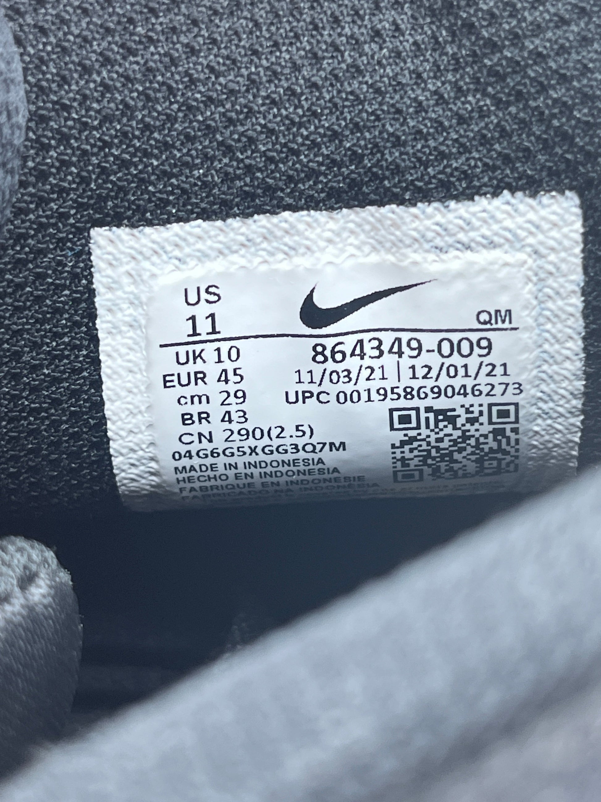 Nike Mens SB Zoom Blazer Mid 'Black University Gold' 864349 009 Size US11 FRENLY BRICKS - Open 7 Days