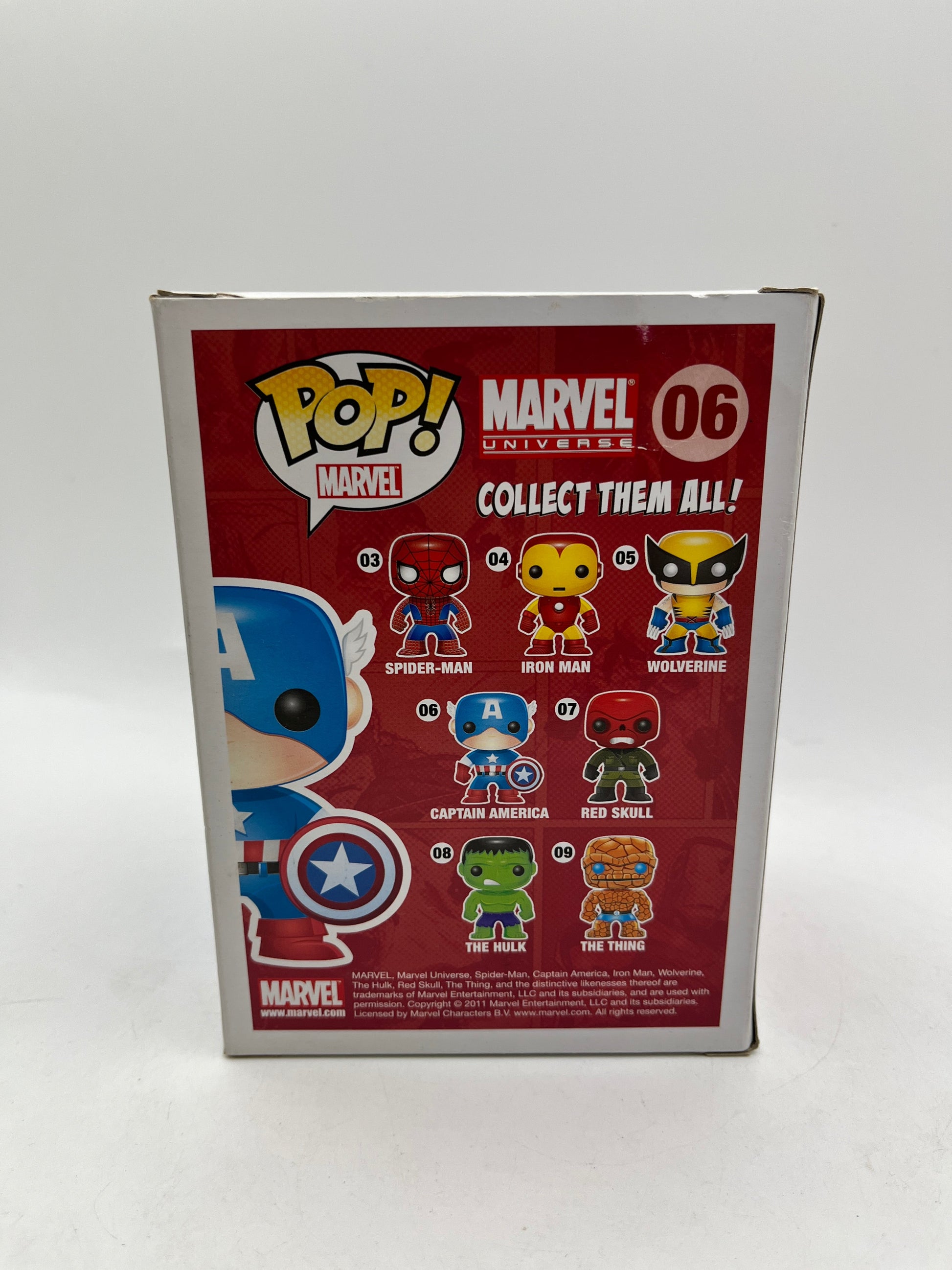 Funko POP! Marvel - Captain America #06 - Vinyl Collectable FRENLY BRICKS - Open 7 Days