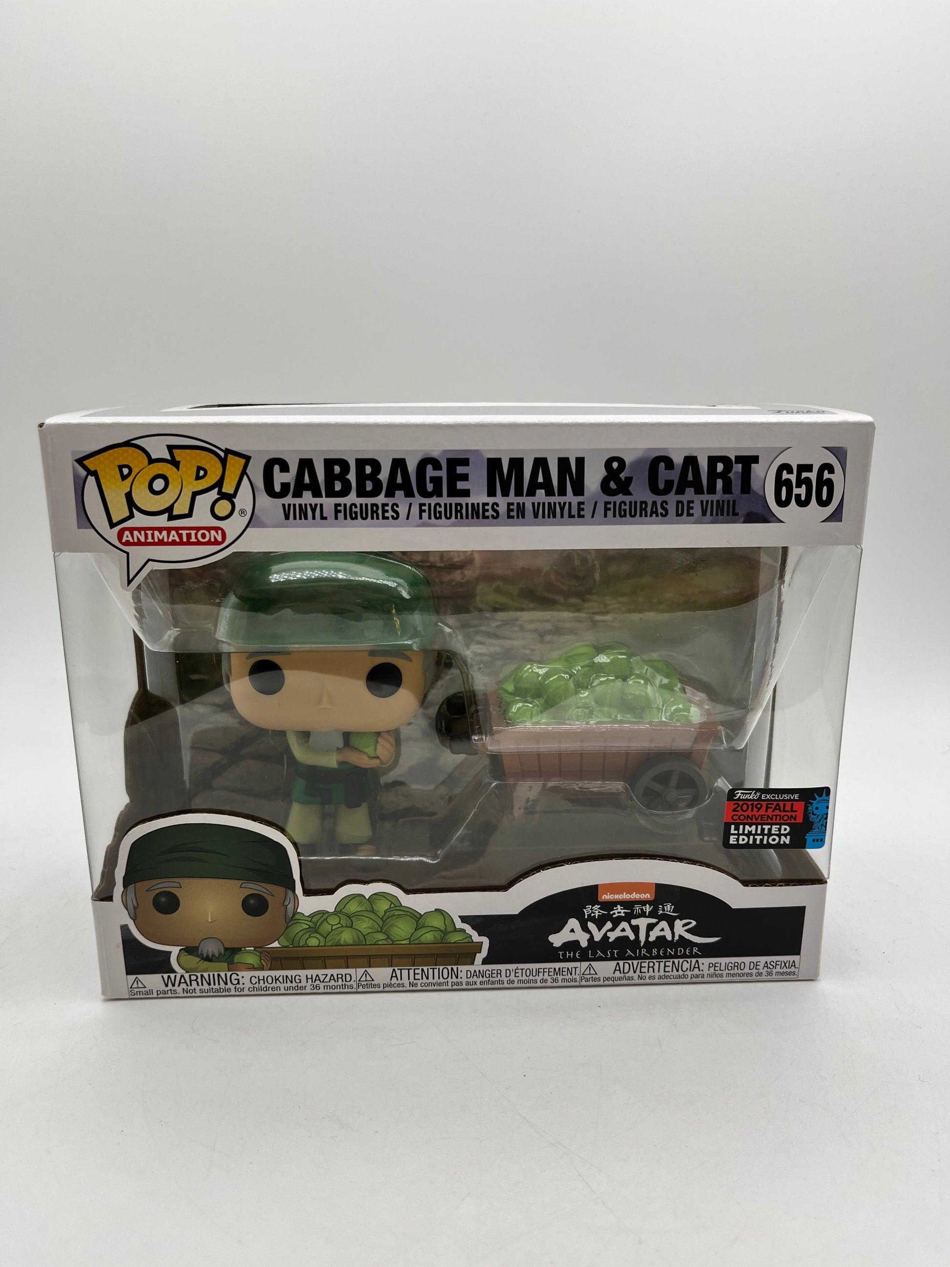 Funko POP! Animation Avatar The Last Air Bender - Cabbage Man & Cart #656 - Vinyl Collectable FRENLY BRICKS - Open 7 Days