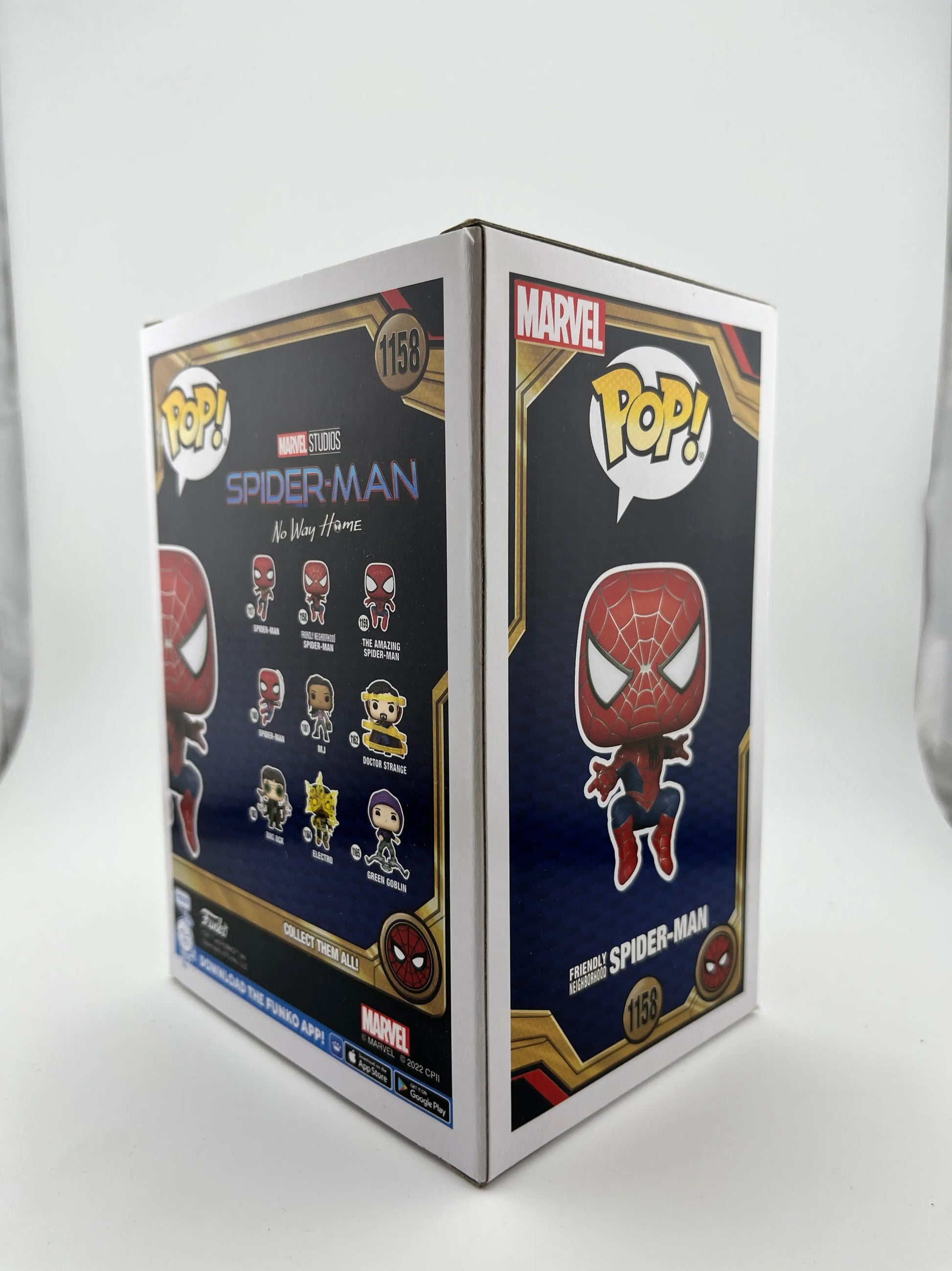 Funko POP! Marvel Spider-Man No Way Home - Friendly Neighbourhood Spider-Man #1158 FRENLY BRICKS - Open 7 Days