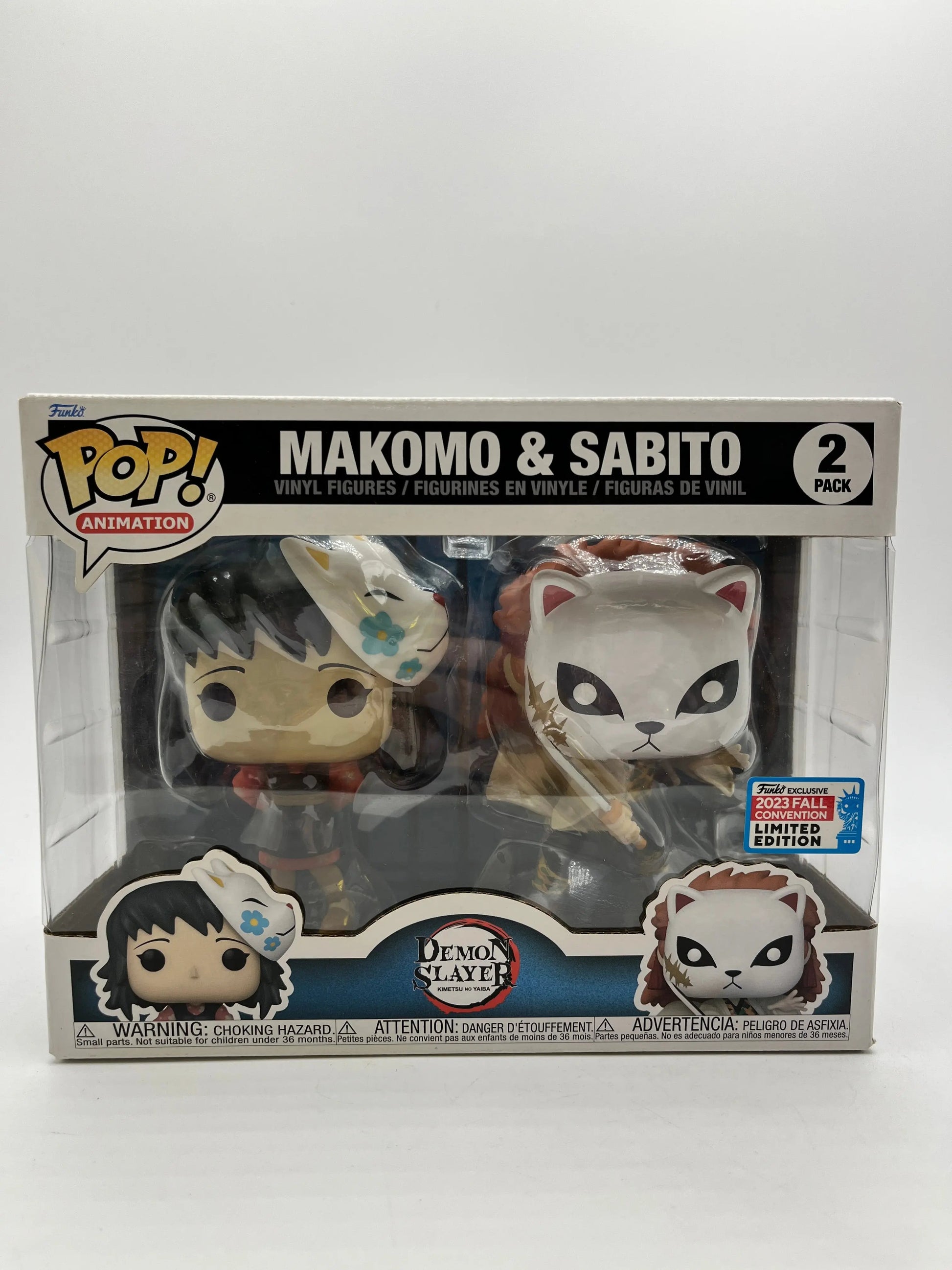 Funko POP! Animation Demon Slayer Makomo & Sabito (2 pack) - Vinyl Collectable FRENLY BRICKS - Open 7 Days