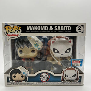 Funko POP! Animation Demon Slayer Makomo & Sabito (2 pack) - Vinyl Collectable FRENLY BRICKS - Open 7 Days