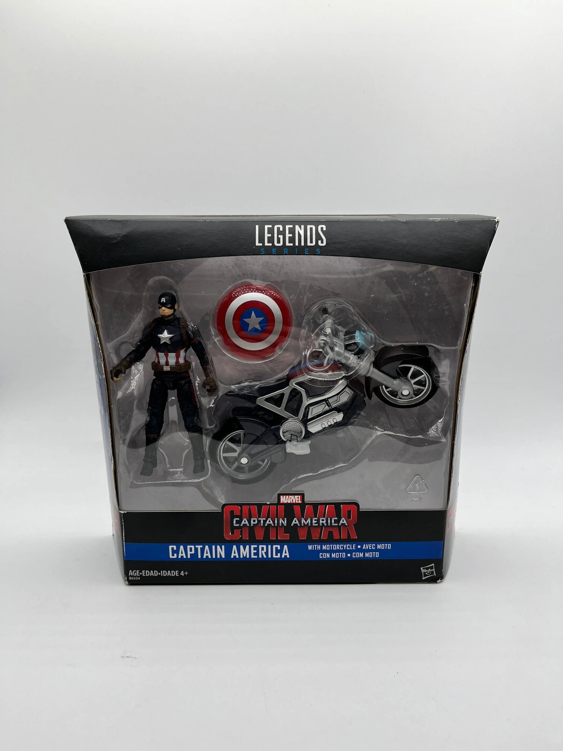 Marvel Legends Captain America Civil War & Motorcycle Action Figure - Sealed FRENLY BRICKS - Open 7 Days