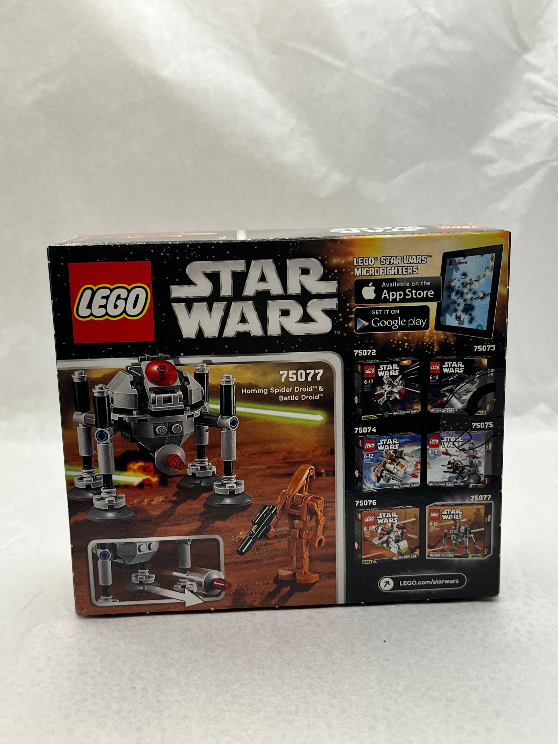 Lego Star Wars - Microfighters Homing Spider Droid 75077 - Sealed FRENLY BRICKS - Open 7 Days