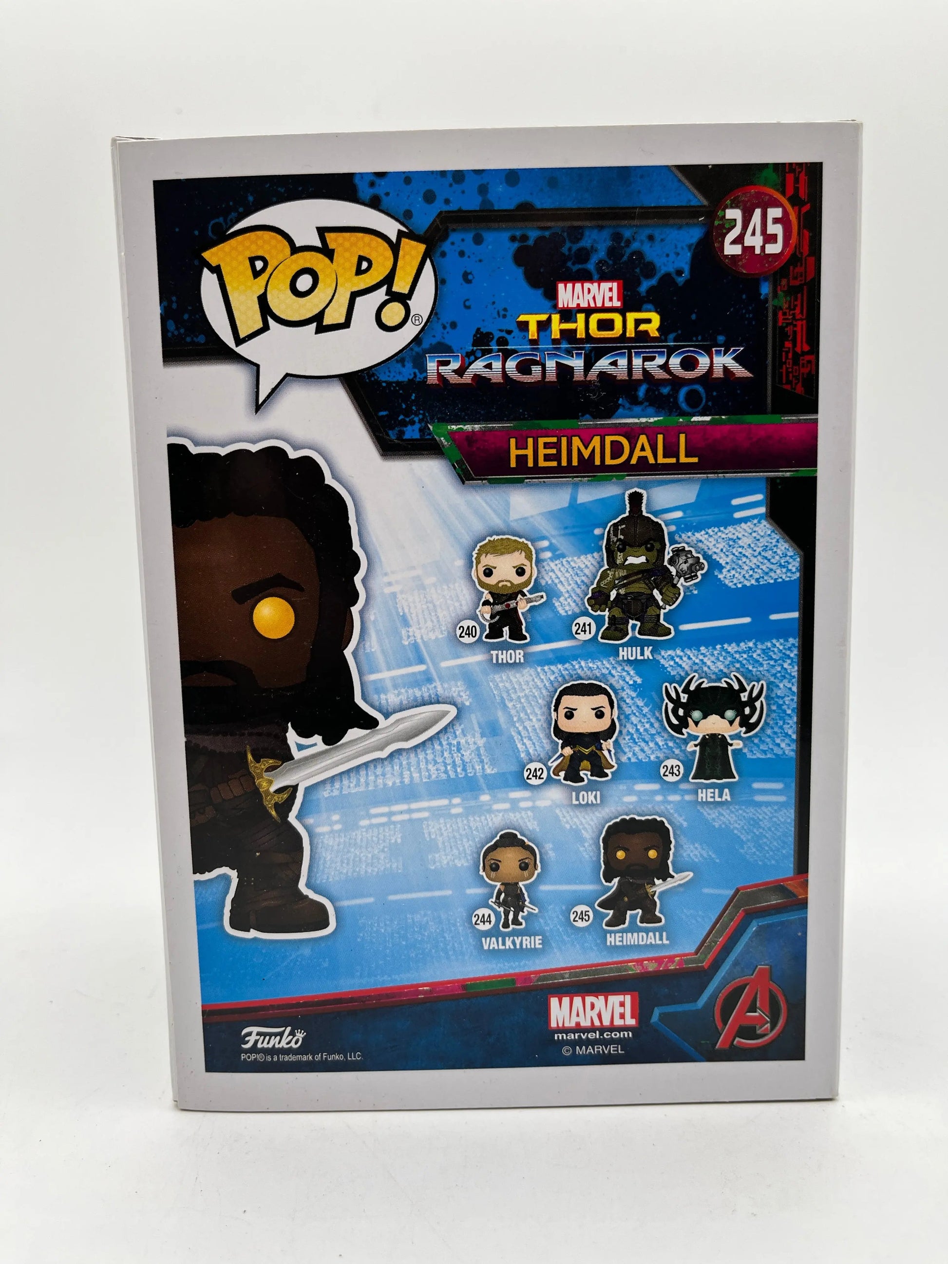 Funko POP! Marvel Thor Ragnarok Heimdall #245 - Vinyl Collectable FRENLY BRICKS - Open 7 Days