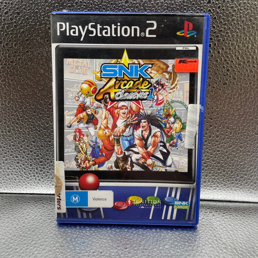 SNK Arcade Classics Volume 1 PS2 PlayStation 2 Used Game Tested PAL FRENLY BRICKS - Open 7 Days