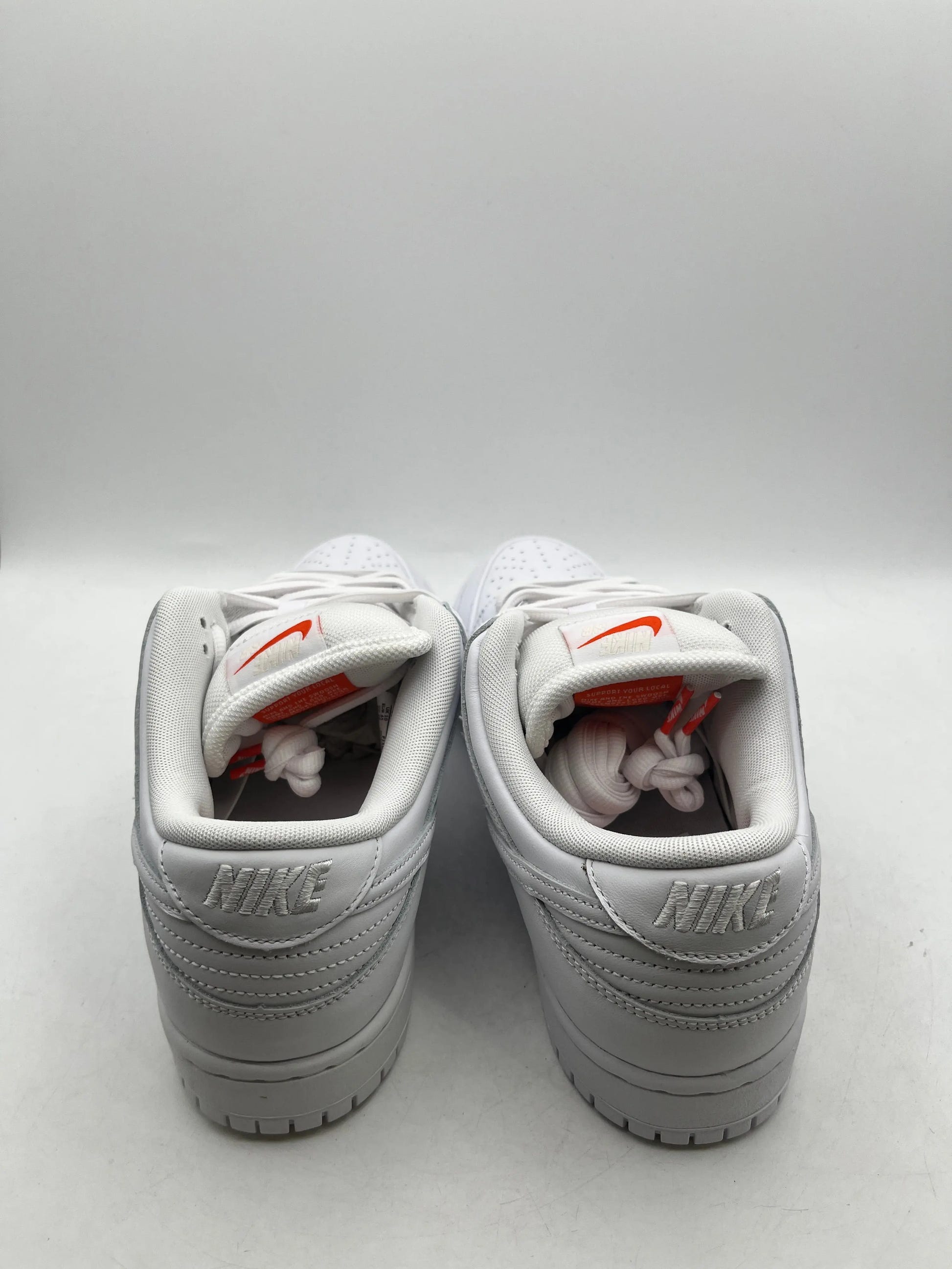 FJ1674-100 Nike SB Dunk Low Pro ISO Triple White (Men's) Size UK 10 FRENLY BRICKS - Open 7 Days image 4