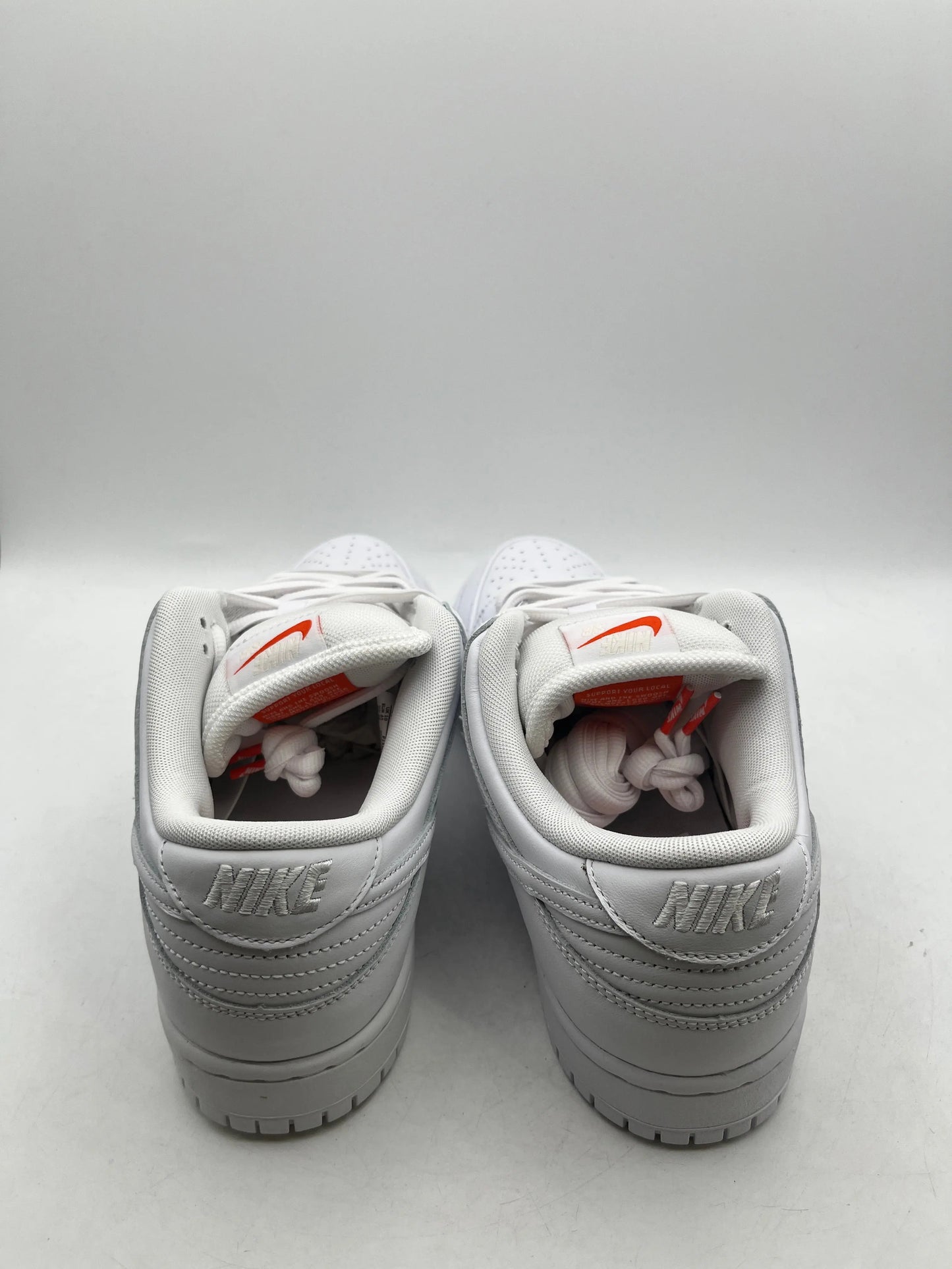 FJ1674-100 Nike SB Dunk Low Pro ISO Triple White (Men's) Size UK 10 FRENLY BRICKS - Open 7 Days