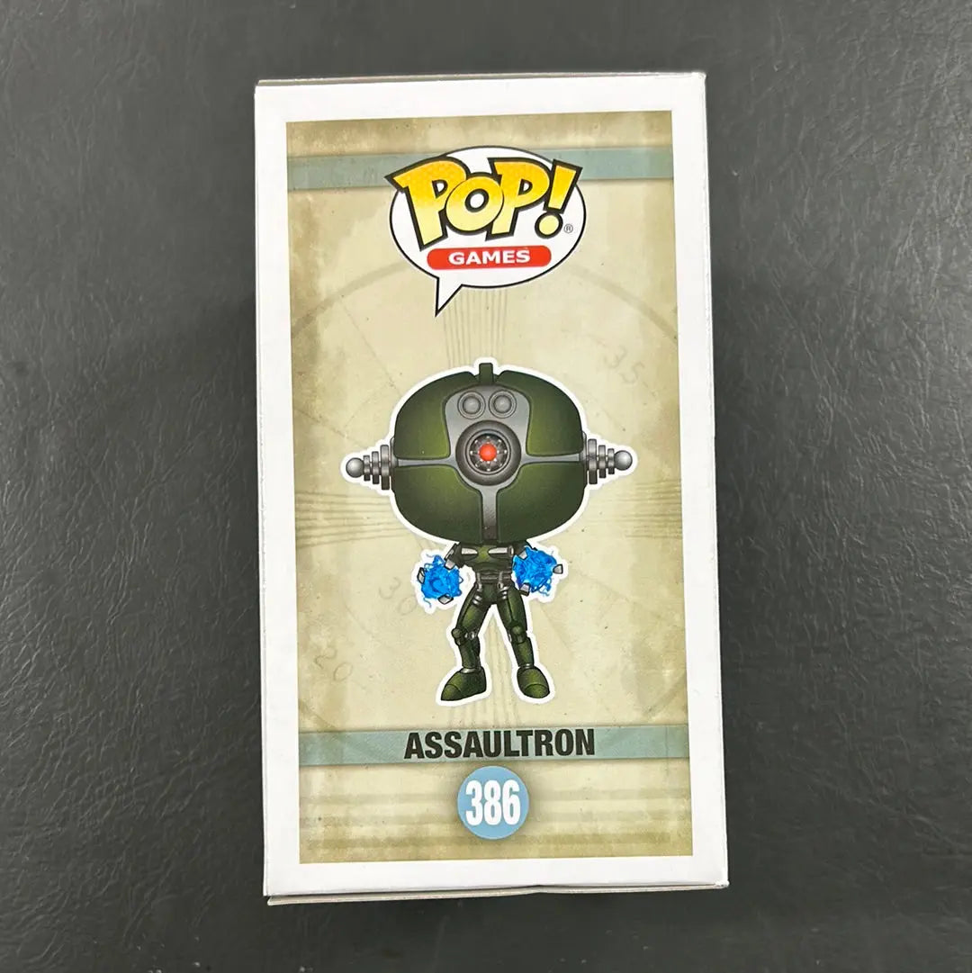 Pop Vinyl Fallout 386 Assaultron Glow 2018 Convention ￼ FRENLY BRICKS - Open 7 Days