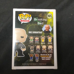 Funko Pop MIKE EHRMANTRAUT 165 Breaking Bad NEW in BOX shelf wear w/ Protector FRENLY BRICKS - Open 7 Days