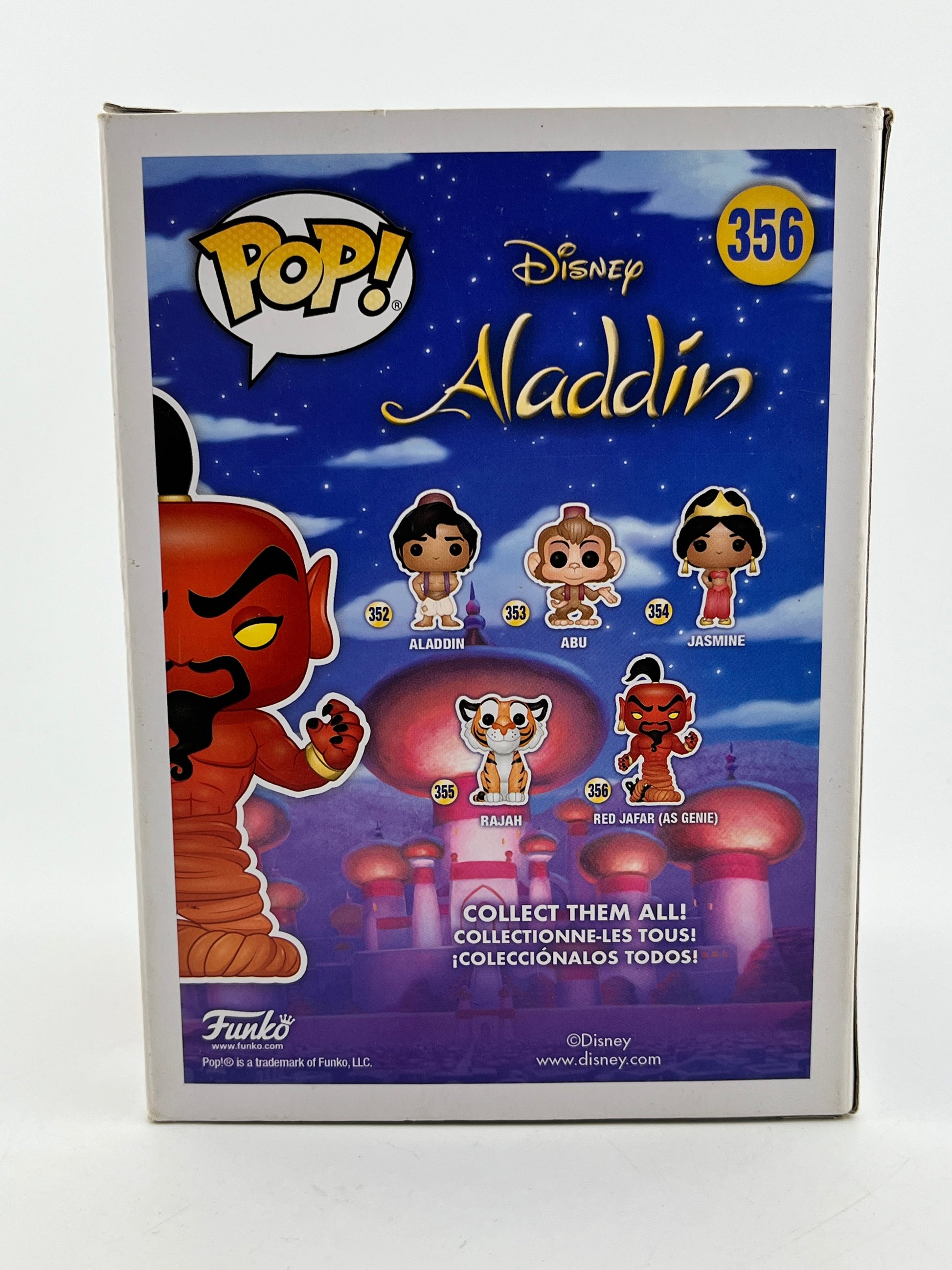 Funko POP! Disney Red Jafar (As Genie) #356 - Vinyl Collectable FRENLY BRICKS - Open 7 Days