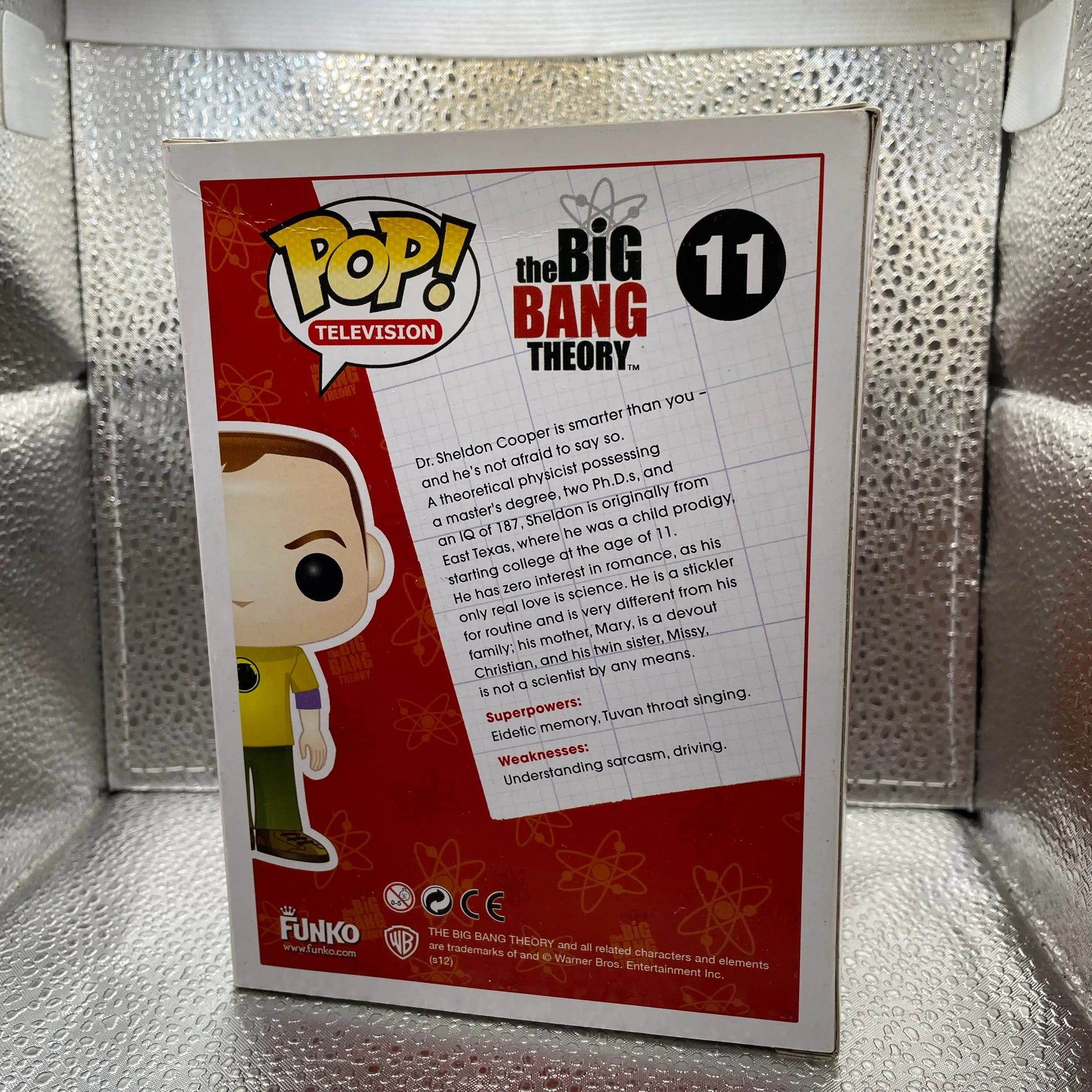 Sheldon Cooper #11 Superman T-Shirt Funko Pop SDCC 2012 1000 Pieces Rare Grail FRENLY BRICKS - Open 7 Days