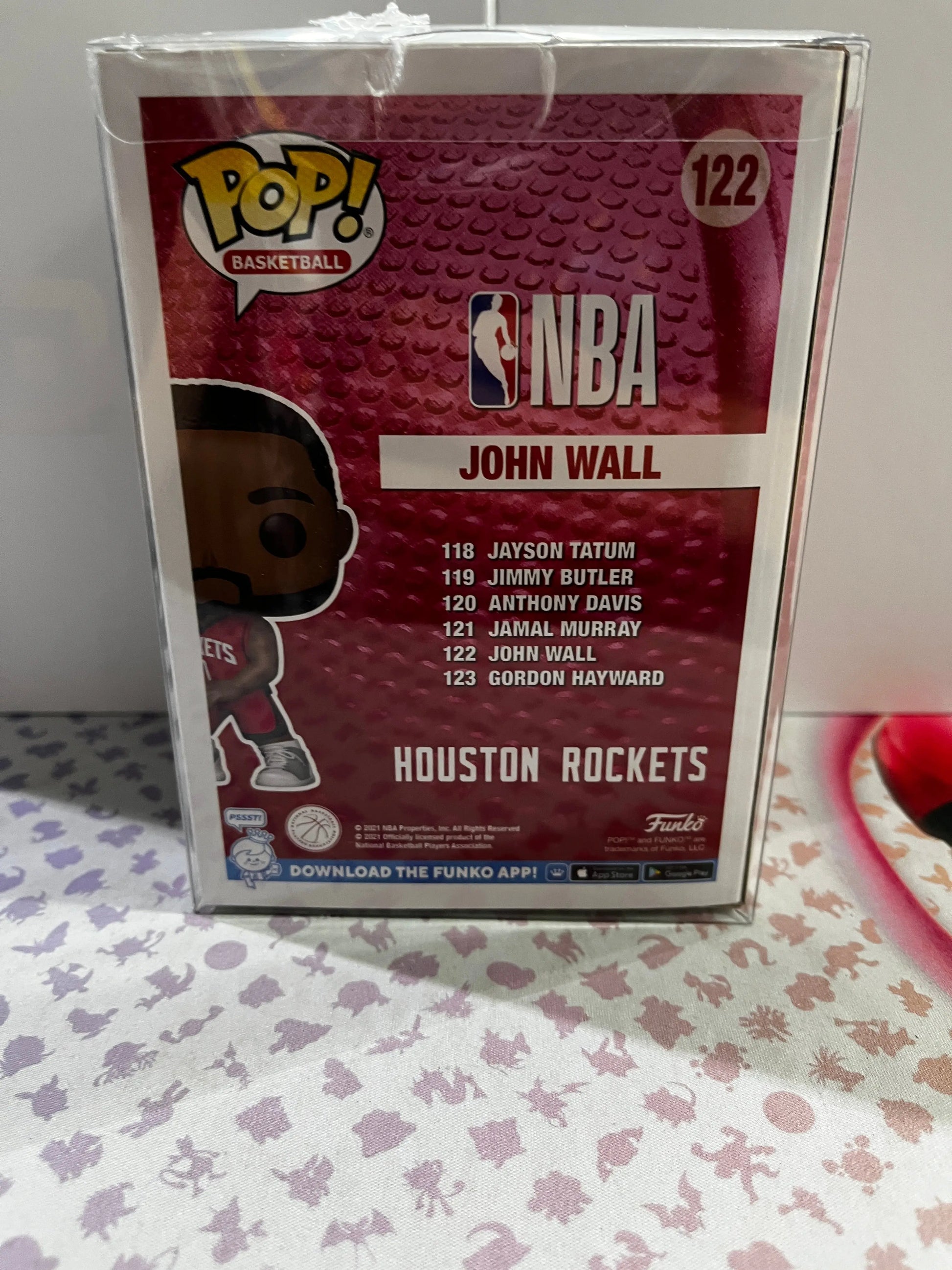 Funko Pop Vinyl basketball Houston Rockets John Wall #122 FRENLY BRICKS - Open 7 Days