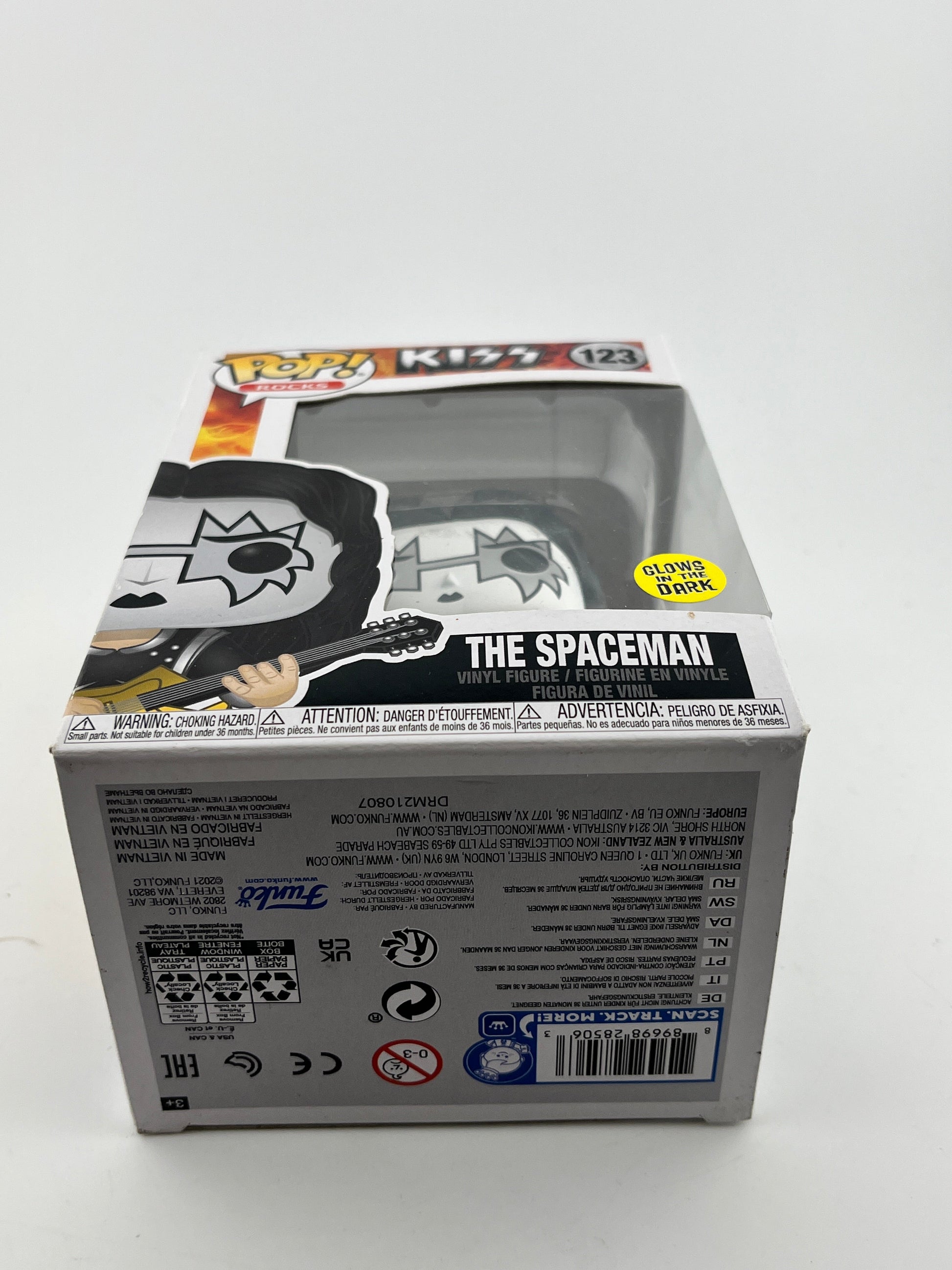 Funko POP! Rocks Kiss - The spaceman #123 - Glow In The Dark - Vinyl Collectable FRENLY BRICKS - Open 7 Days