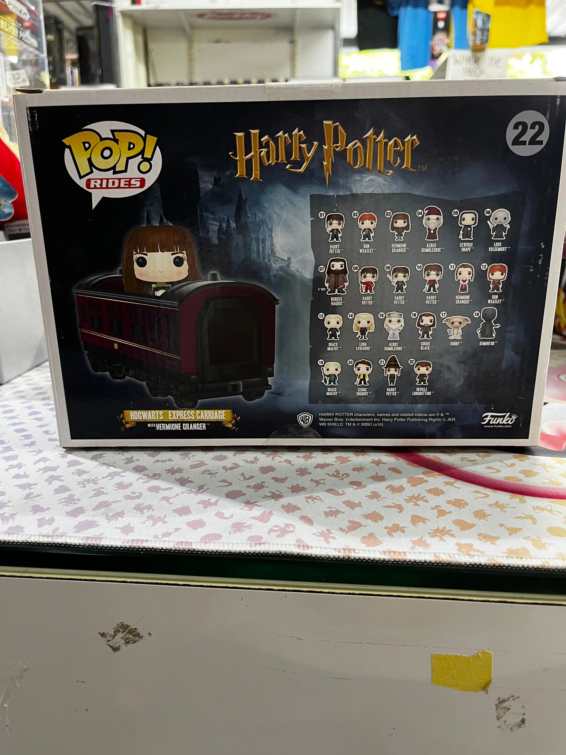 Funko Pop Vinyl Harry Potter Hogwarts Express Carriage with Hermione Granger #22 FRENLY BRICKS - Open 7 Days