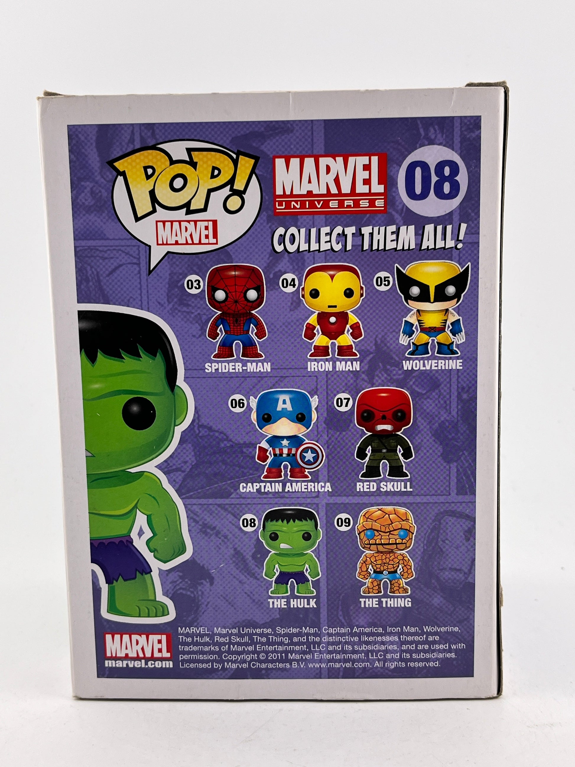 Funko POP! Marvel - Hulk #08 - Vinyl Collectable FRENLY BRICKS - Open 7 Days