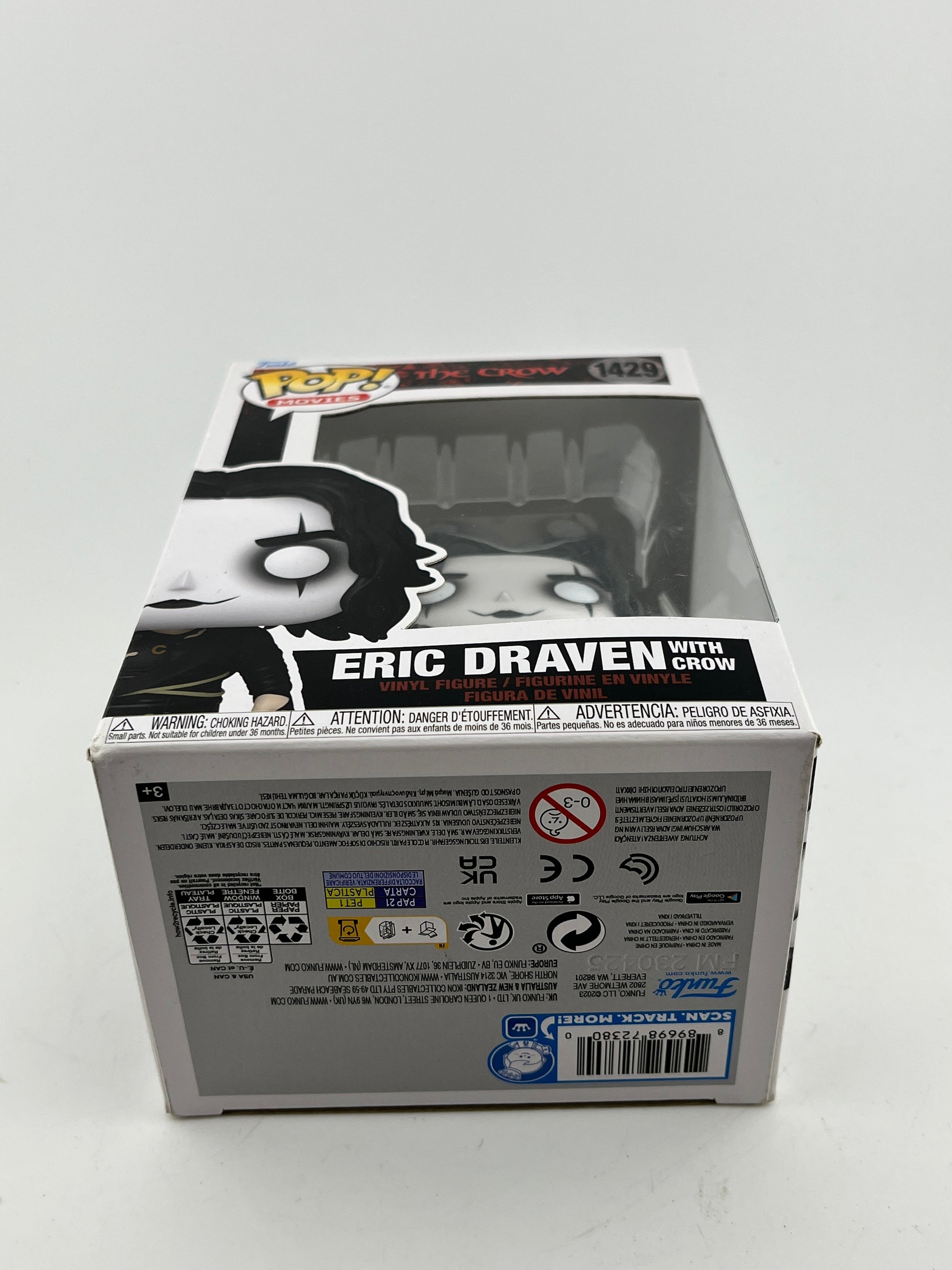 Funko POP! Movies The Crow - Eric Draven With Crow #1429 - Vinyl Collectable FRENLY BRICKS - Open 7 Days