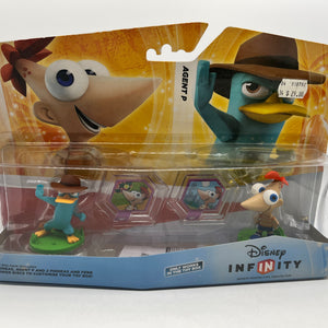 Disney Infinity - Phineas and Agent P (2 Pack) & Power Discs - Sealed FRENLY BRICKS - Open 7 Days
