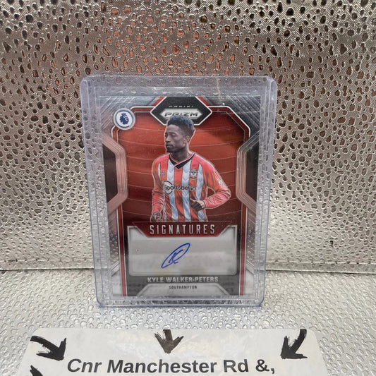 Kyle Walker Peters Southhampton Signature Panini Prizm S-KWP Card FRENLY BRICKS - Open 7 Days