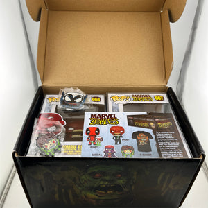 Collector Corps Marvel Zombies - Mystery Box - X2 Zombie Pops - T-Shirt XL FRENLY BRICKS - Open 7 Days