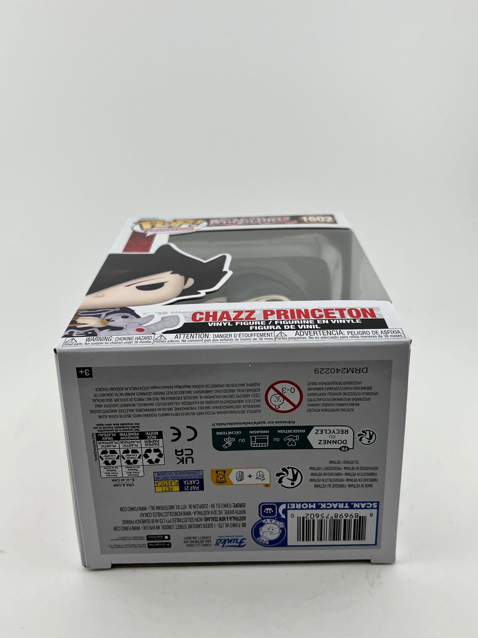 Funko POP! Animation Yu-Gi-Oh - Chazz Princeton #1602 - Vinyl Collectable FRENLY BRICKS - Open 7 Days