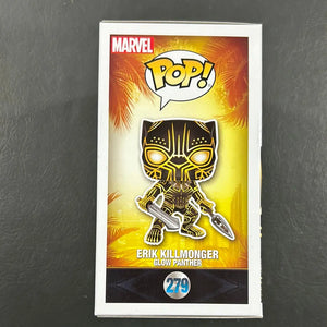 Erik Killmonger Glow Marvel Black Panther Funko Pop! #279 FRENLY BRICKS - Open 7 Days