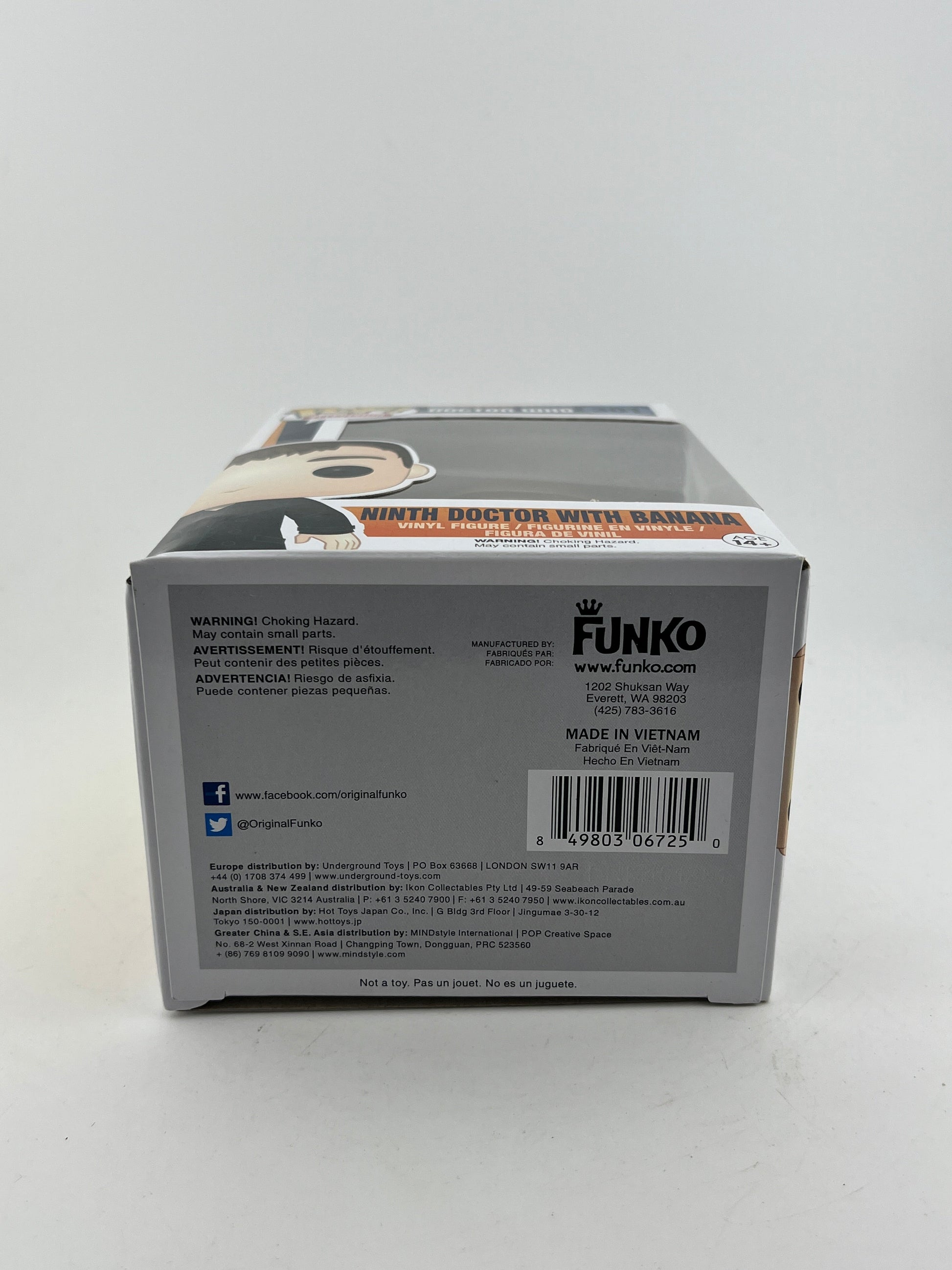 Funko POP! Television Doctor Who - Ninth Doctor With Banana #301 - Vinyl Collectable FRENLY BRICKS - Open 7 Days